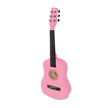 Cb Sky 30 Wooden Pink Acoustic Guitar/Girls Gift/Kids Musical Toys/Musical Instrument For Age 3-5 5-9