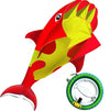 HENGDA KITE 3D Whales Kite,with 700 Feet Kite Reel String,for Kids and Adults,Easy to Fly,The Pictures are Beautiful in high Def