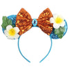 Girls Moana Dress Up Accessories - Moana Headband & Costume Accessories For Kids - Halloween & Christmas Party Favors