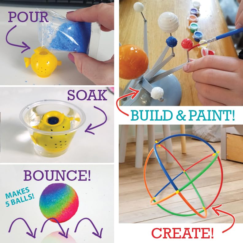 Stem Discovery Box 12 Month Subscription With 36 Total Stem Projects - Educational Science Technology Engineering Learning Lab -
