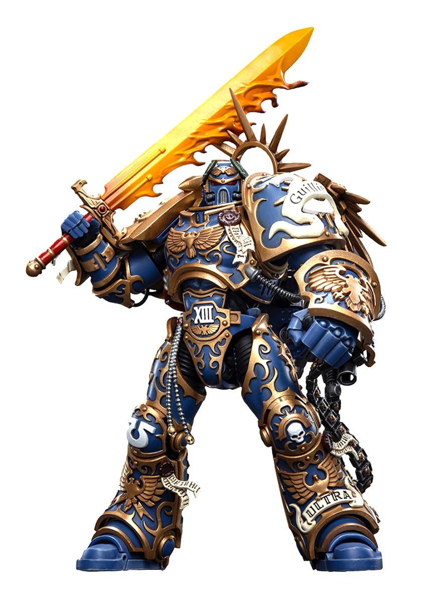 Joytoy Warhammer 40K 1/18 Action Figures, Ultramarines Primarch Roboute Guilliman Perfect For Collectors & Decor, Ideal Gift For