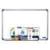 Bazic Magnetic Dry Erase Board Aluminium Frame 24''X36'', Whiteboard, Dry Erase Markers, Magnets, Board Cleaner, Magnetic Eraser