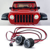 1/10 Rc Car Angel Eyes 22Mm Led Lights Headlights For Axial Scx10 Iii Axi03007 Rc Crawler Car Upgrades