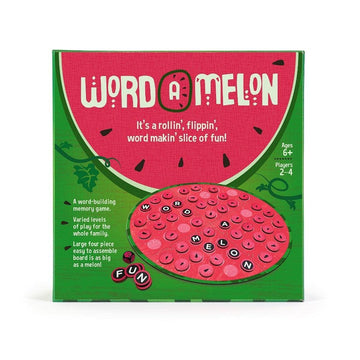 Bananagrams Word-a-Melon Game for Kids 6+ | Pink | Family Fun Word Search | Model BANWAM002 | Mixed Materials