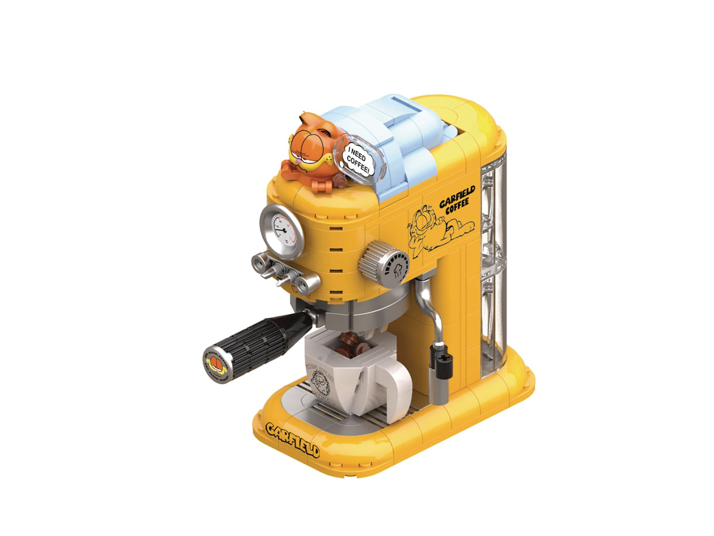 Garfield Funny Machine Series: Coffee Maker 301-Piece Building Block Toy