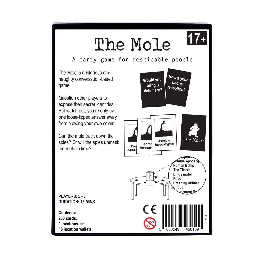 Clarendon Games The Mole Party Game - Card Games