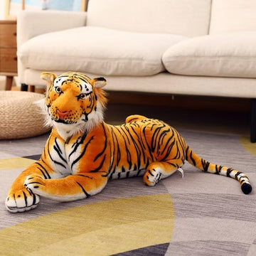 Dhxstsm Large Stuffed Tiger Plush Toy- Giant Tiger Stuffed Animal -Big Plush Toy (28Inches,Excluding Tail)