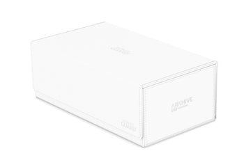 Ultimate Guard Arkhive 800+, Deck Case For 800 Double-Sleeved Tcg Cards, White, Compatible With Boulders, Magnetic Closure & Microfiber Inner Lining