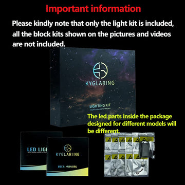 Kyglaring Led Lighting Kit For Lego Technic Lamborghini Hurac N Tecnica 42161 (No Model) - Light Set Compatible With 42161 Adva