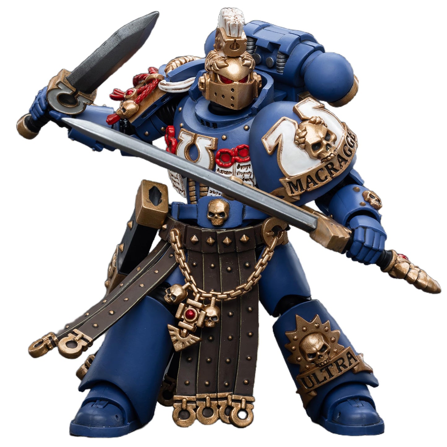 Beerise Joytoy 1/18 Action Figures - Warhammer 40,000 Ultramarines Honour Guard Chapter Champion - 5,Classic Character,Collectib