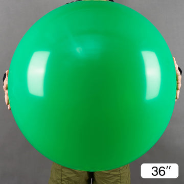 Partywoo Green Large Balloons, 4 Pcs 36 Inch Balloons, Clover Green Big Balloons, Malachite Green Giant Balloons, Jumbo Balloons For Birthday Party Decorations, Baby Shower Decorations, Green-Y24