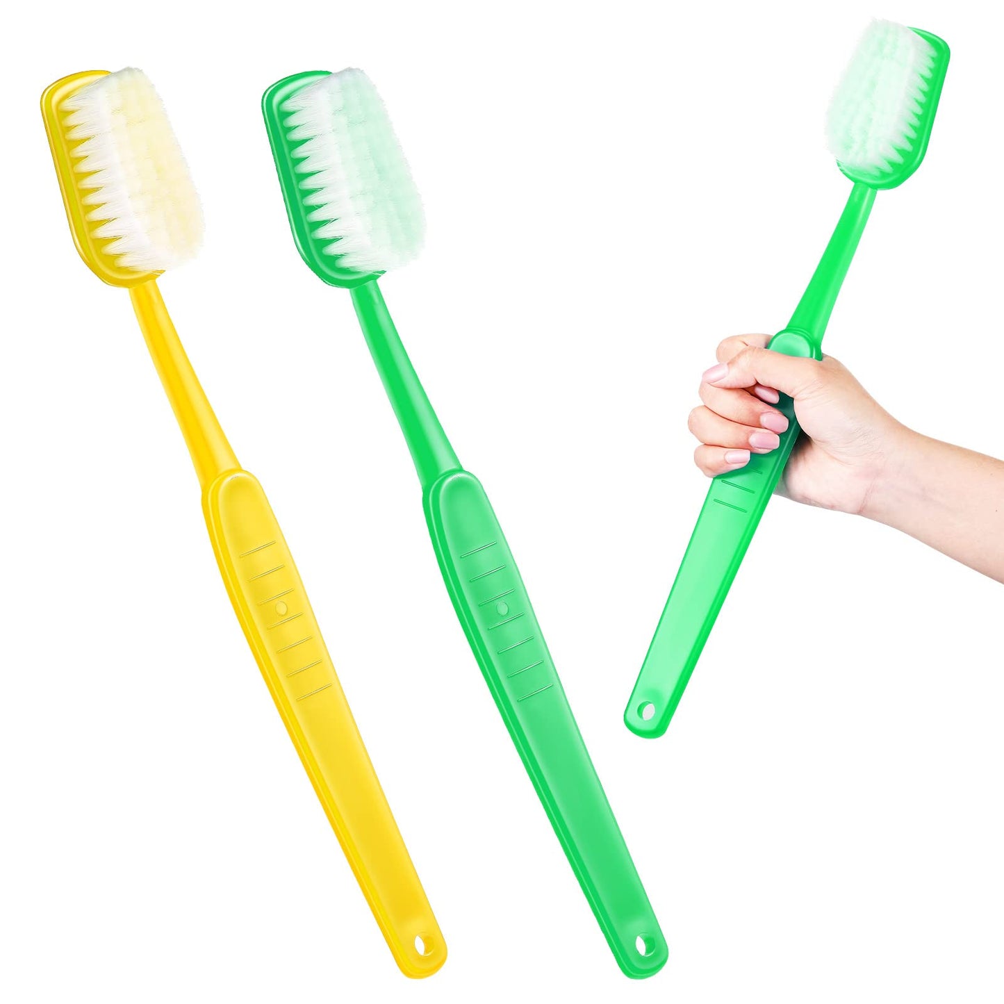 2 Pieces Giant Toothbrush Prop Large Toothbrushes Big Brush Oversized Gag Novelty Toys For Costume Take Picture Comedy Party Fav