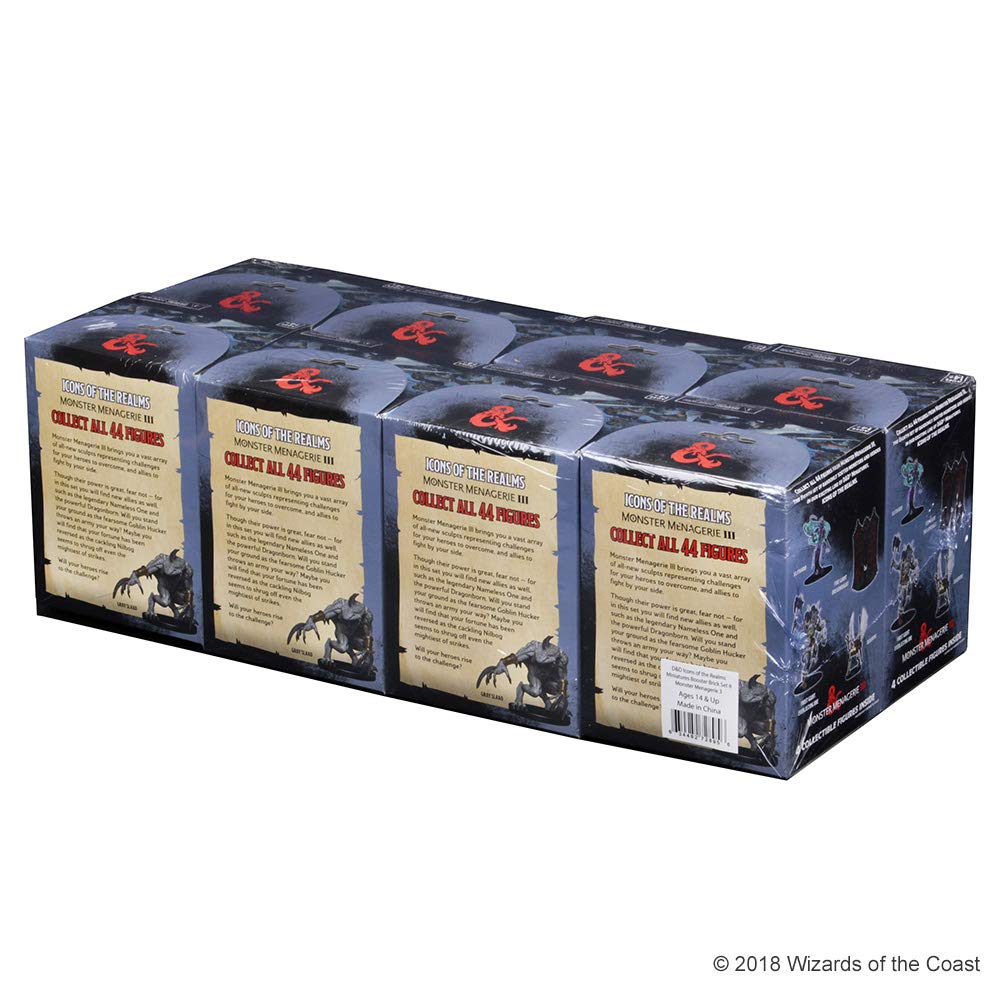 WizKids Monster Menagerie III Brick - Medium Blue Plastic Model WK72895