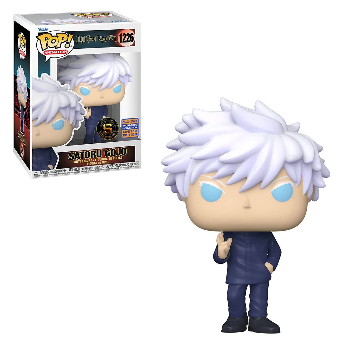 Funko Satoru Gojo Vinyl Figure - Wonderous Convention Limited Edition, Model 67040