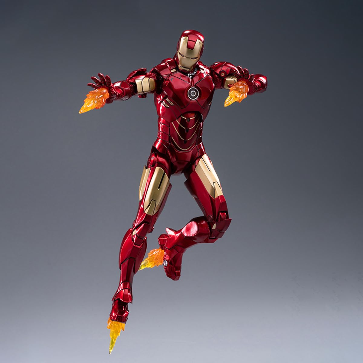 Hiplay Zd Toys Collectible Figure Full Set: Anniversary Series Non-Luminous Version: Iron Man Mk4 (1906-04), 1:10 Scale Miniatur