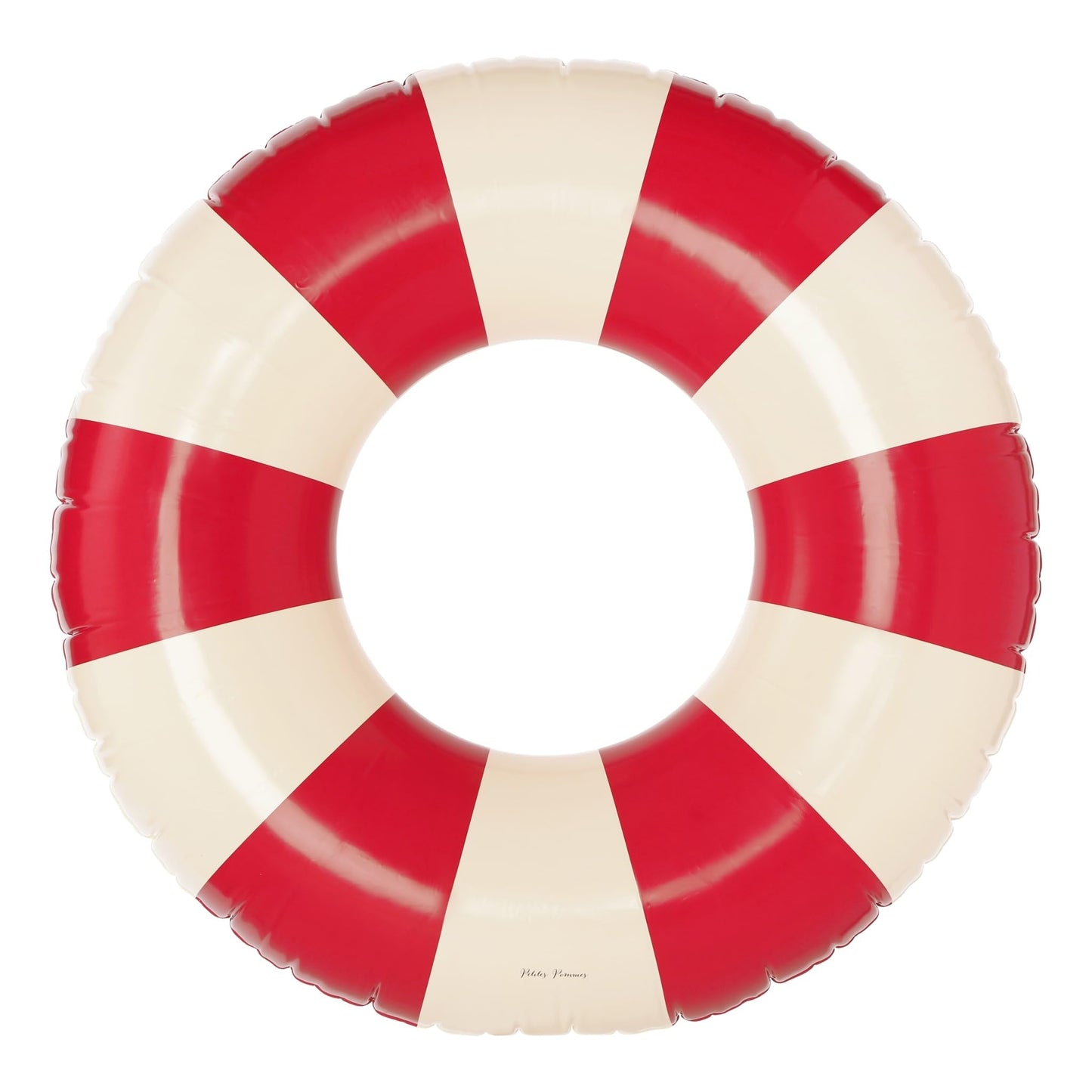 Petites-Pommes Round Float For Adults - Durable Inner Tube, Handprinted Classic Striped Design Water Floats, Soft Comfort Seamin