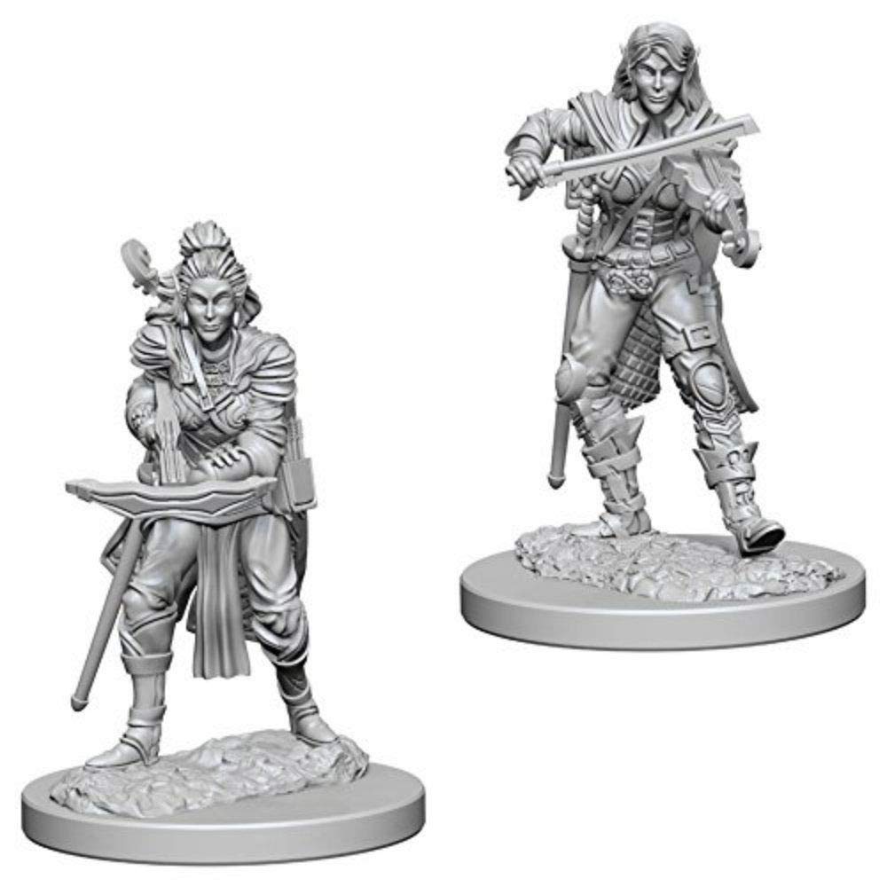 Neca Pathfinder Deep Cuts Unpainted Miniatures: Wave 4: Elf Female Bard