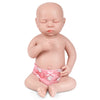 Ivita 17 Inch Full Body Silicone Baby Dolls Realistic,Not Vinyl Dolls, Real Solid Full Silicone Reborn Baby Dolls Newborn Baby D