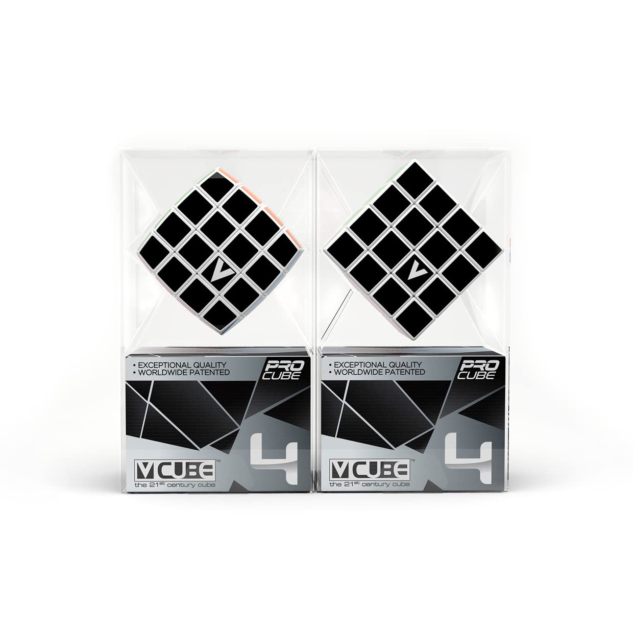 V-Cube 5206457000227 4 Cube Toy, White