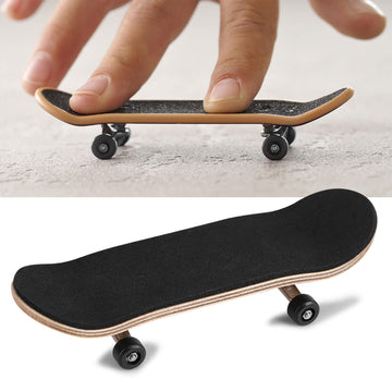 Gloglow Finger Skateboard, Wooden Mini Fingerboard Finger Toy With Wooden Board Professional Bearing And Wheel For Adults And