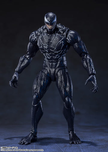 TAMASHII NATIONS S.H.Figuarts Venom Action Figure, 7.5 Inch, Polyvinyl Chloride, Venom: Let There Be Carnage, Model BNDI