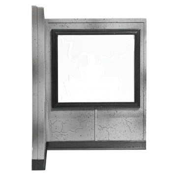 Breakable Window and Wall Playset for Wrestling Action Figures