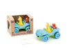Green Toys Dune Buggy Pull Toy Blue, 1 Ea
