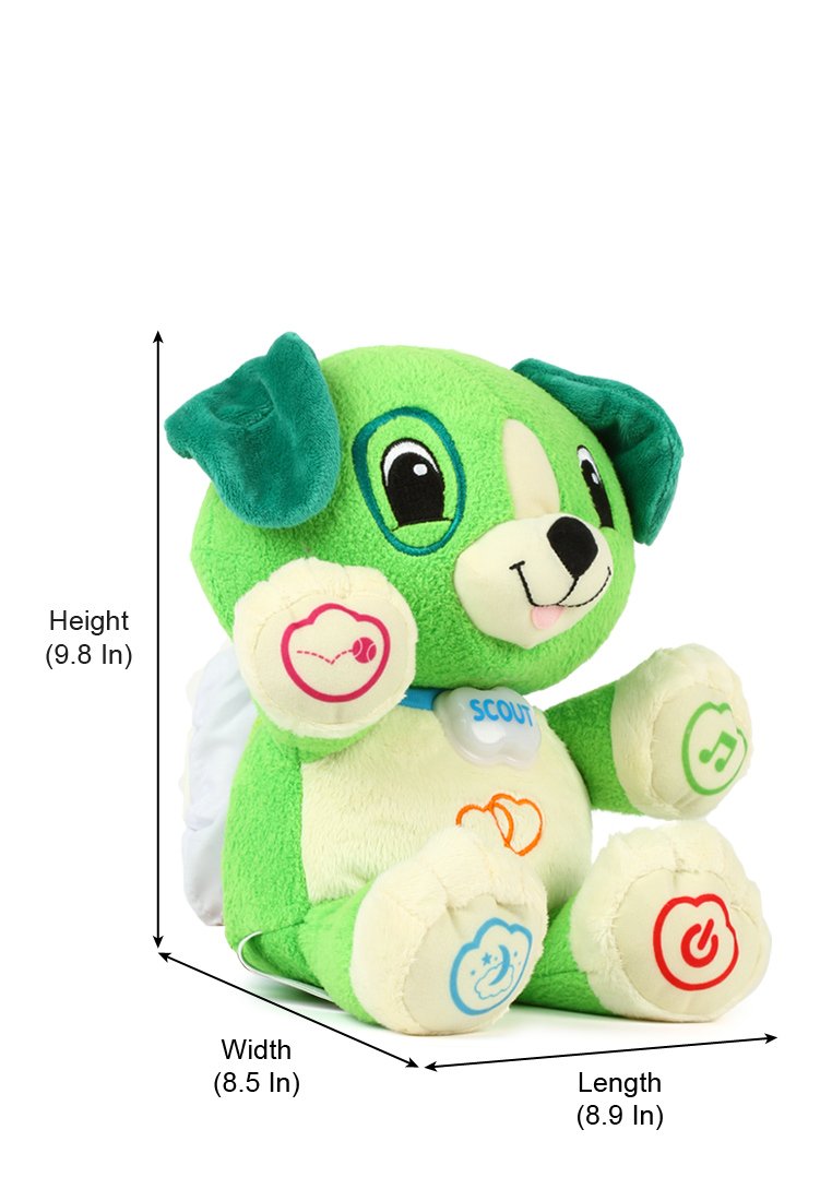 LeapFrog My Pal Scout - Standard Size Interactive Plush Toy, Scout Color, Ideal for Learning and Play