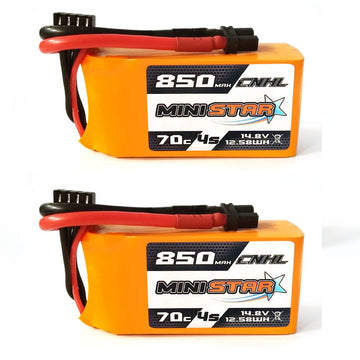 CNHL 4S Lipo Battery 850mAh 70C 14.8V lipo Battery with xt30u for RC Airplane Helicopter Quadcopter multirotor FPV Racing Drone(