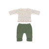 Miniland Clothes for Dolls 12 5/8'' Knitted Outfit Sweater & Trausers - ECO, Made in Spain, Quality, Role Play, Educational
