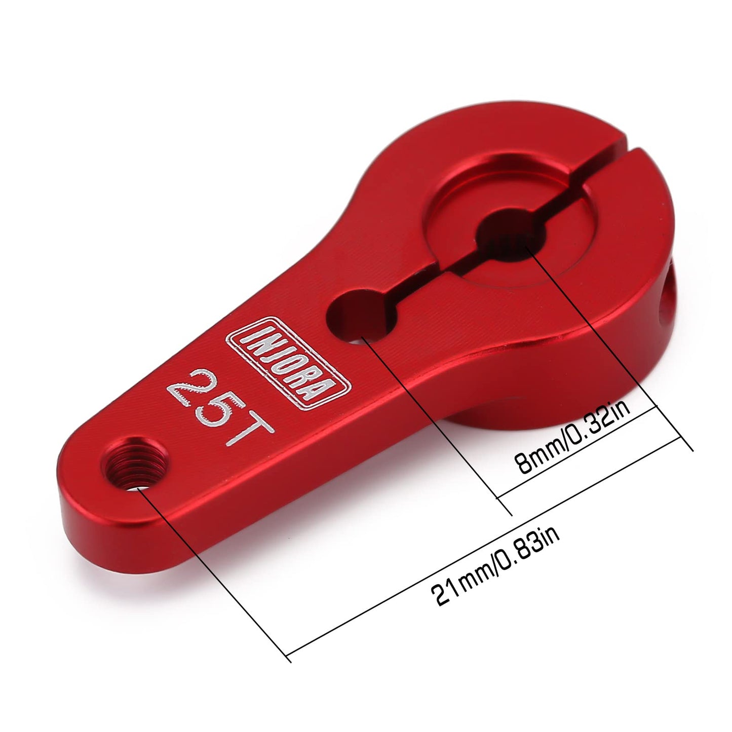 INJORA INJS022 22KG Low Profile Digital Servo and 25T Servo Arm for 1/10 RC Car Robot Model Upgrade