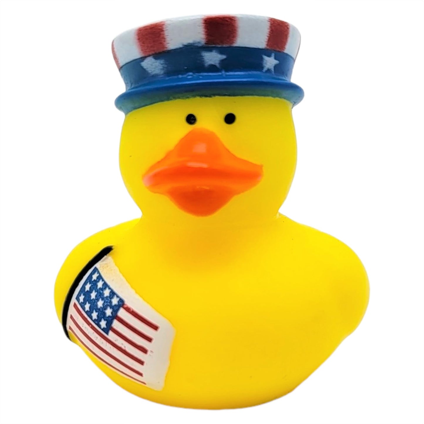 Cool 4Th Of July Rubber Duckies With Usa Flag (2') Standard Size. (12 Pack) Cute Duck Bath Tub Pool Toys. (Patriotic Rubber Ducks)