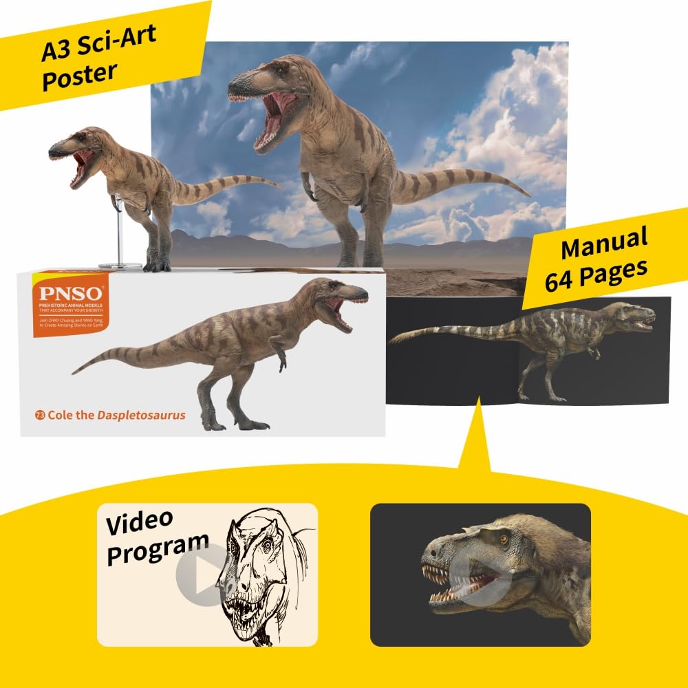 Pnso Prehistoric Dinosaur Models (73 Cole The Daspletosaurus)