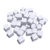 48 PCS 16MM Blank White Dice for Board Games, DIY, Fun, and Teaching
