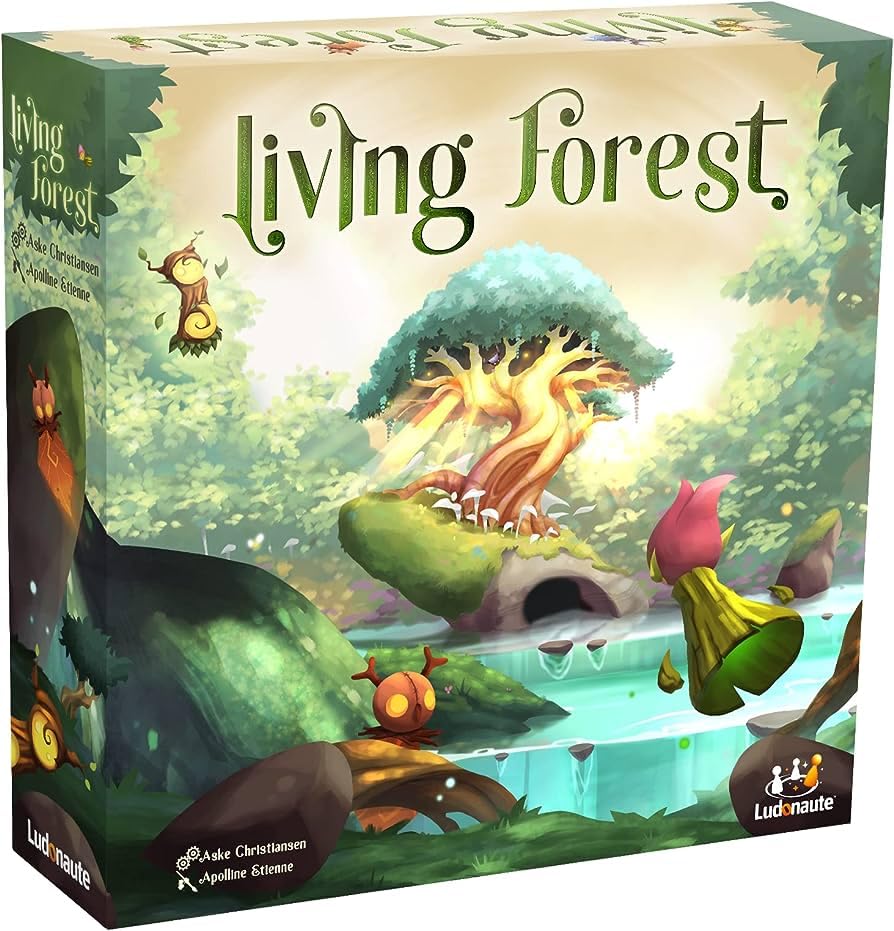 Living Forest Board Game - Nature Themed Strategy Game For Kids And Adults - Fantasy Game - Fun For Family Game Night - Ages 8+ - 2-4 Players - Average Playtime 40 Minutes - Made By Ludonaute