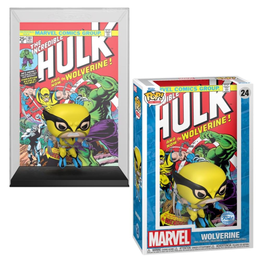 Pop! Comic Covers: The Incredible Hulk #181 - Wolverine (Gamestop Exclusive)