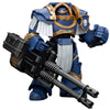 JOYTOY Warhammer Horus Heresy Ultramarines Cataphractii Terminator Squad 5.35in Terminator with Reaper Autocannon 1:18 Scale Act