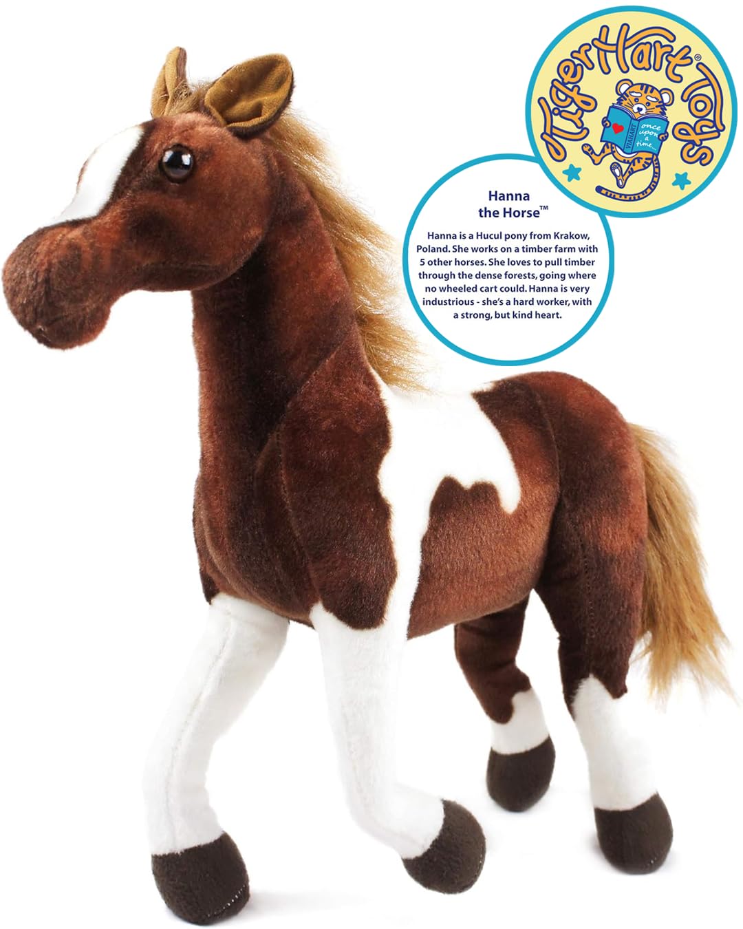 Tigerhart Hanna The Horse - 16 Inch Stuffed Animal Plush