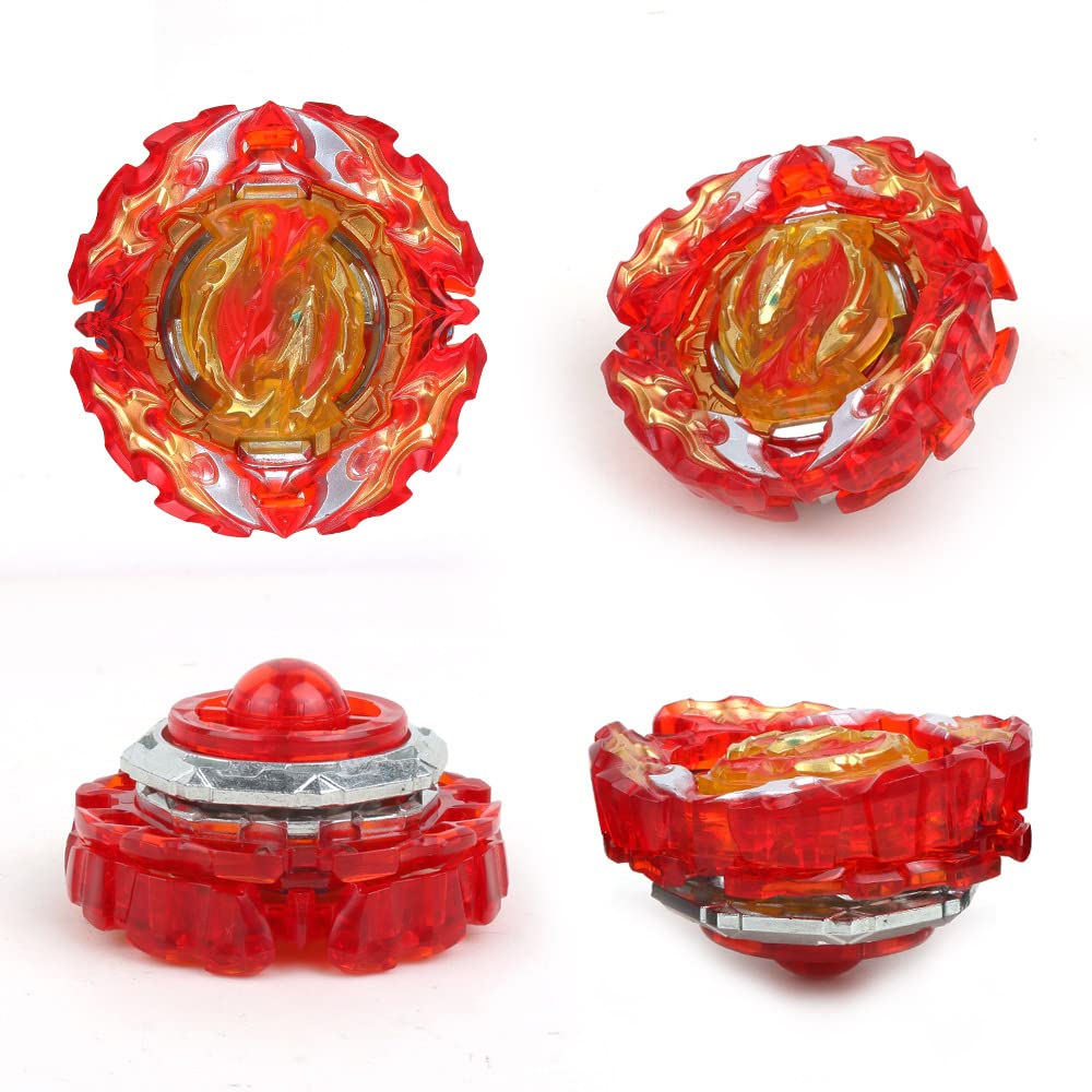 Bey Battling Top Burst Tops Toy Set Toy Gift For Children Boys Ages 6 8 10 12+ Combat Battling Game 6 Burst Spinning Tops 2 Two Way Launchers Grip Starter