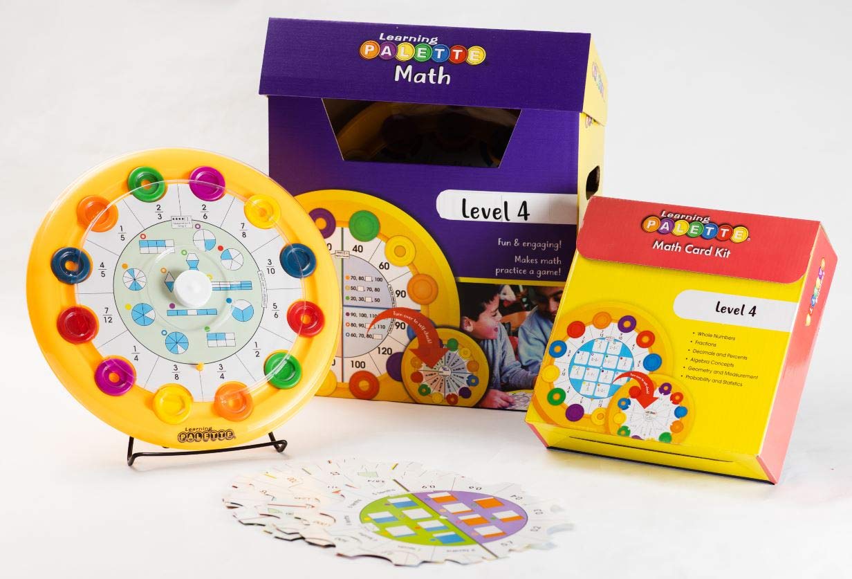 Learning Wrap-Ups Self-Correcting 4Th Grade Math Learning Palette 1 Base Center Kit