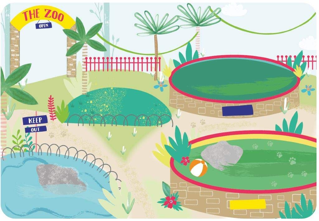 Floss & Rock Magnetic Scenes Playset - Jungle