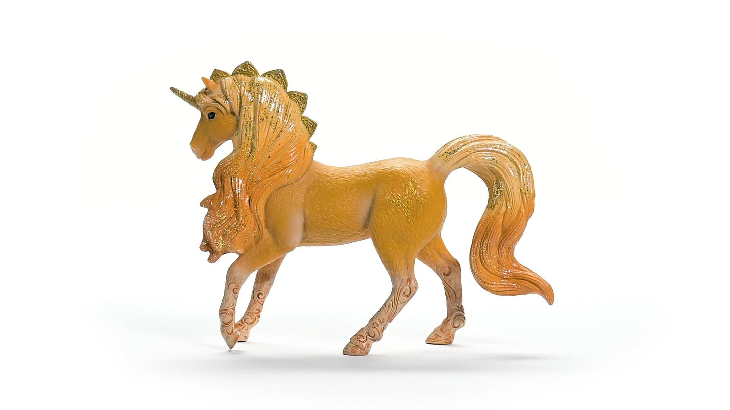 Schleich Bayala New 2024 Bayala Fantasy Apollon Stallion Unicorn Toy