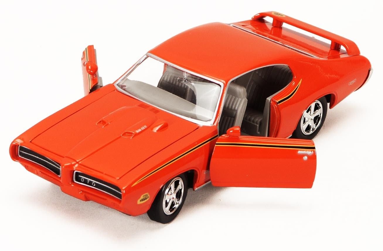 Pontiac Gto Judge, Orange 1969 Model Car Motormax 1:24