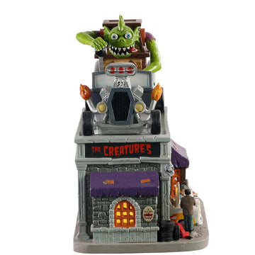 Lemax The Creature'S Custom Hot Rod Shop #05611