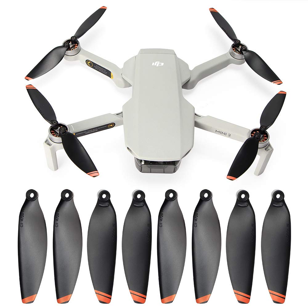 Mini 2 360 Propeller Guard+16Pcs Propellers Blades Props+Propellers Holder+Landing Gear Leg Extensions for DJI Mini 2/Mini 2 SE/