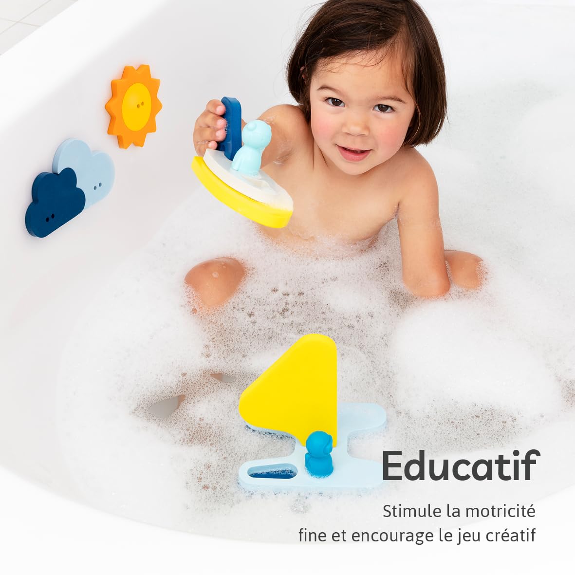 QUUT | Sail Away Puzzle Friends | Award Winning Childrens Bath Toy & Game