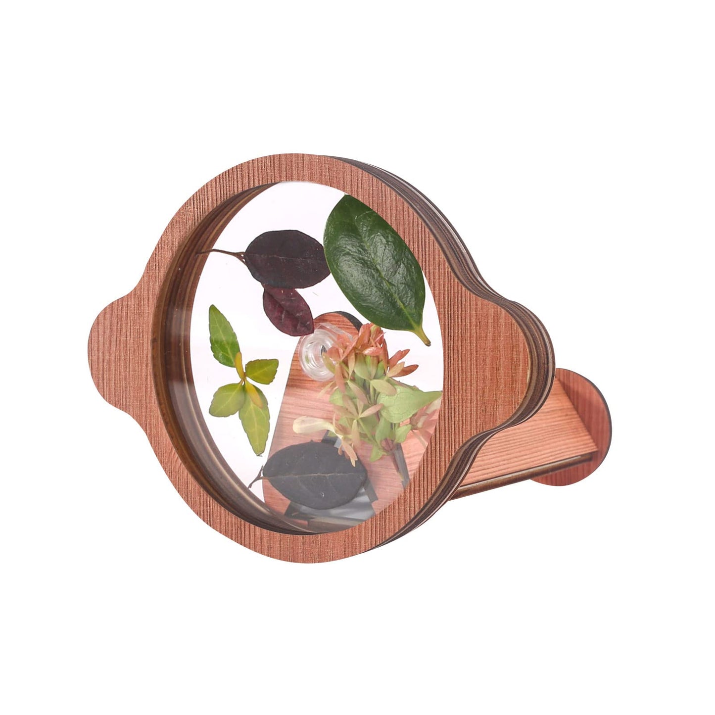 Vidonio Natural Diy Kaleidoscope Kit For Kids, Newest Outdoor Classic Handmade Education Toys, Magic Wooden Rotating Kaleidoscop