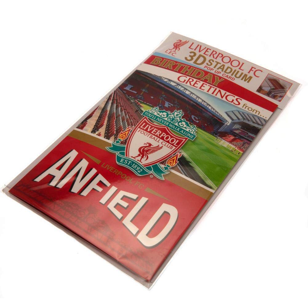 Liverpool F.C. Happy Birthday Card Liverpool Fc, Liverpool Football Club Birthday Card, Happy Birthday Liverpool Card, Multi, One Size, B01Bcplv