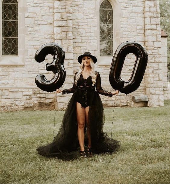10 Balloon Number, Black Number 10Th Birthday Balloons 40 Inch, 10 Years Old Black Birthday Decorations For Boys Girls, 10Th Ann
