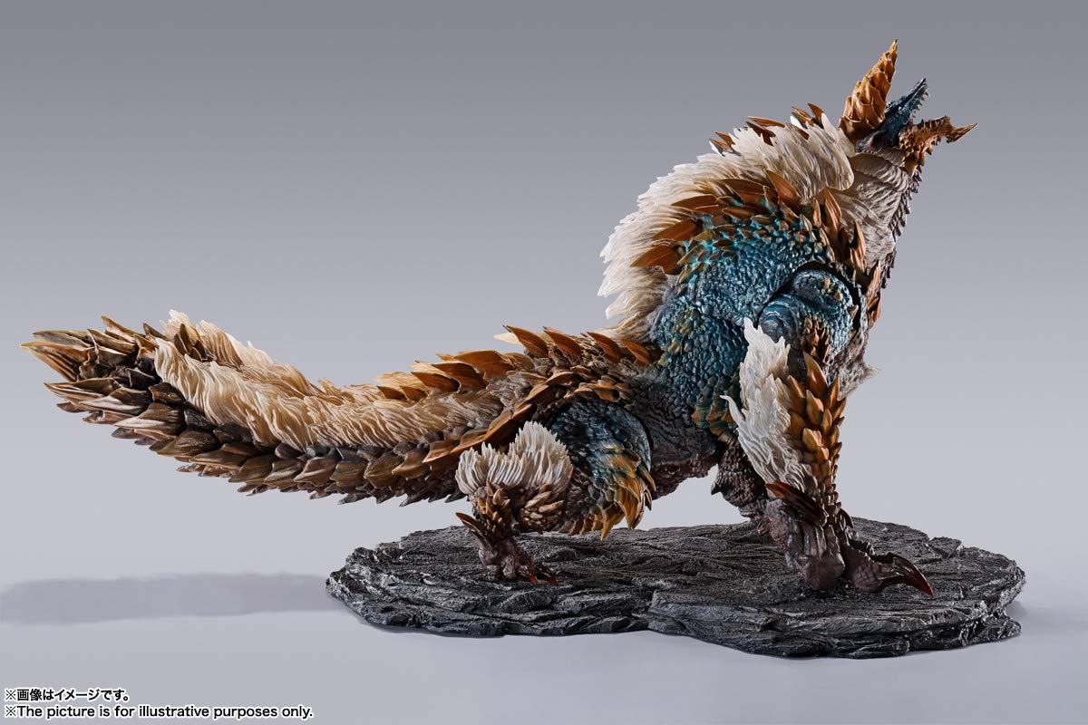 TAMASHII NATIONS - Monster Hunter World Iceborne - Zinogre, Bandai Spirits S.H.MonsterArts Action Figure